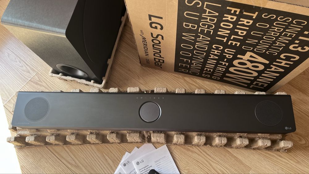 LG Soundbar 3.1.3 480W MERIDIAN Dolby Atmos 29.11.2024 Гаранция
