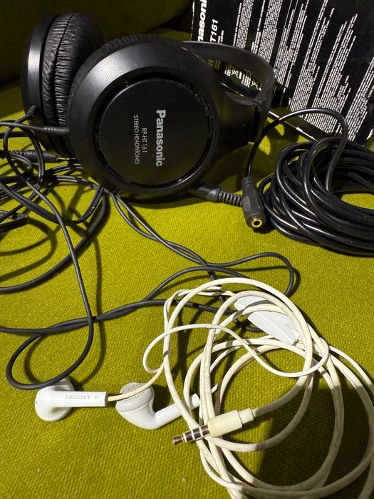 Наушники Panasonic оригинал с удлинителем 5 метров и другие