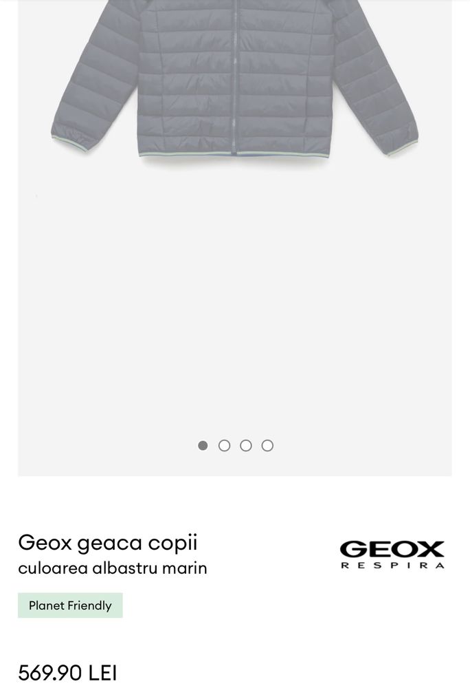 Geacă geox copii