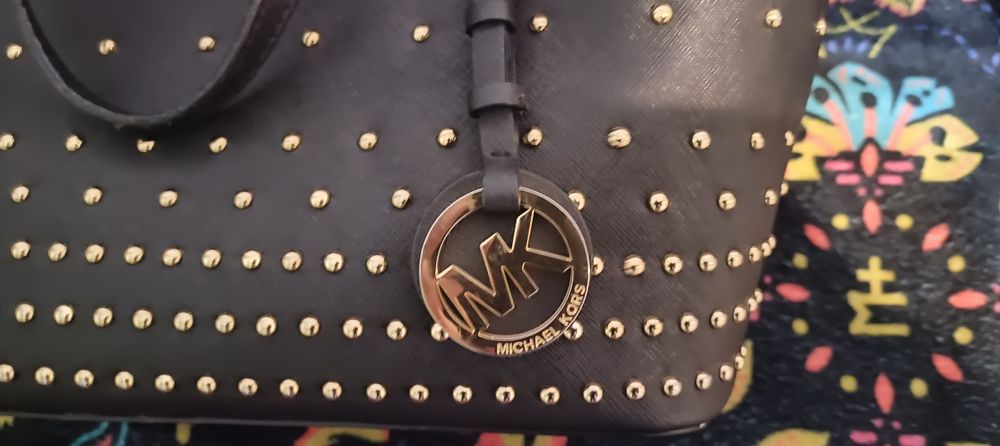 Geanta autentică MK Jet Set travel tote studded