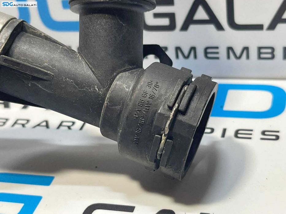 Furtun Furtunuri Conducta Conducte Apa Antigel Motor BMW Seria 3 E90 E91 318 320 2.0 D M47 2004 - 2008 Cod 7796406 7795761 1153779576102