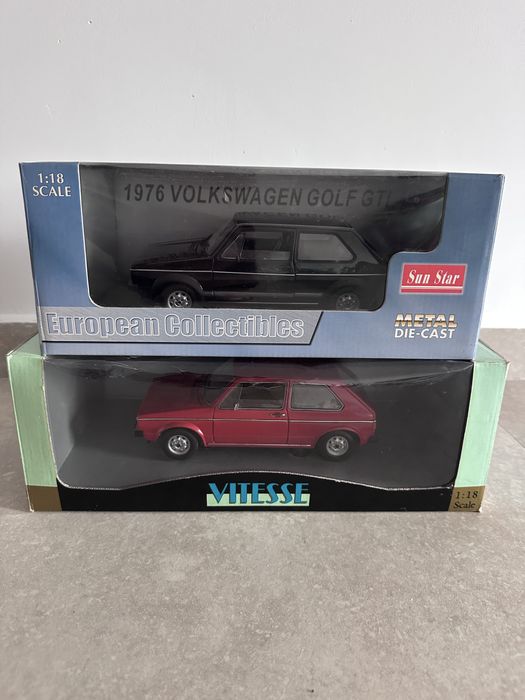 Macheta VW Golf 1 1:18 Norev Solido Welly Sunstar Vitesse