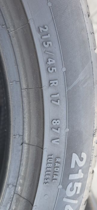 4 anvelope 215 45 17 continental eco 5 7,2 mm