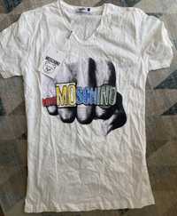 tricou moschino dama alb