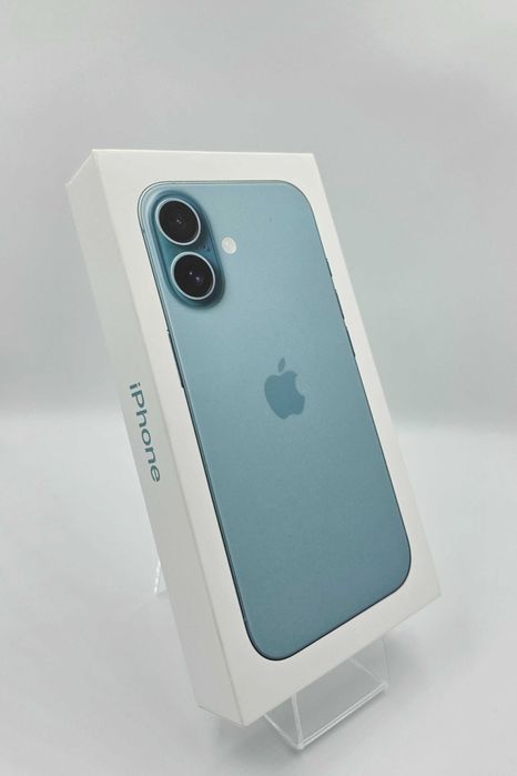 iPhone 16 Teal, 100% Baterie, 128GB, Nou/Sigilat