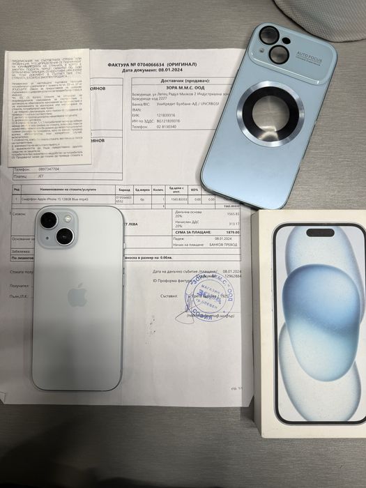 Iphone 15 128gb перфектен