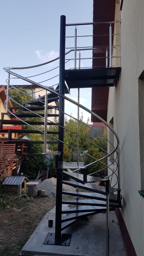 SCARI INTERIOARE - EXTERIOARE, Balustrade INOX, Metalice-Montaj inclus