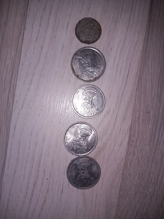 Monede 100 lei + 25 bani