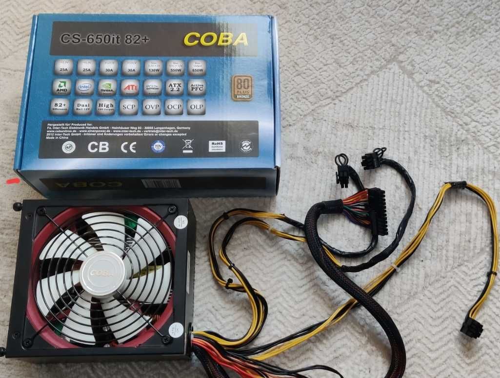 Sursa PC 650W Inter-Tech Coba Power