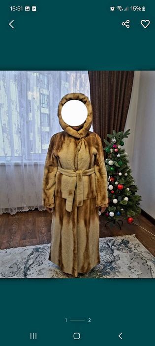 Продам шубу норковую, цельную