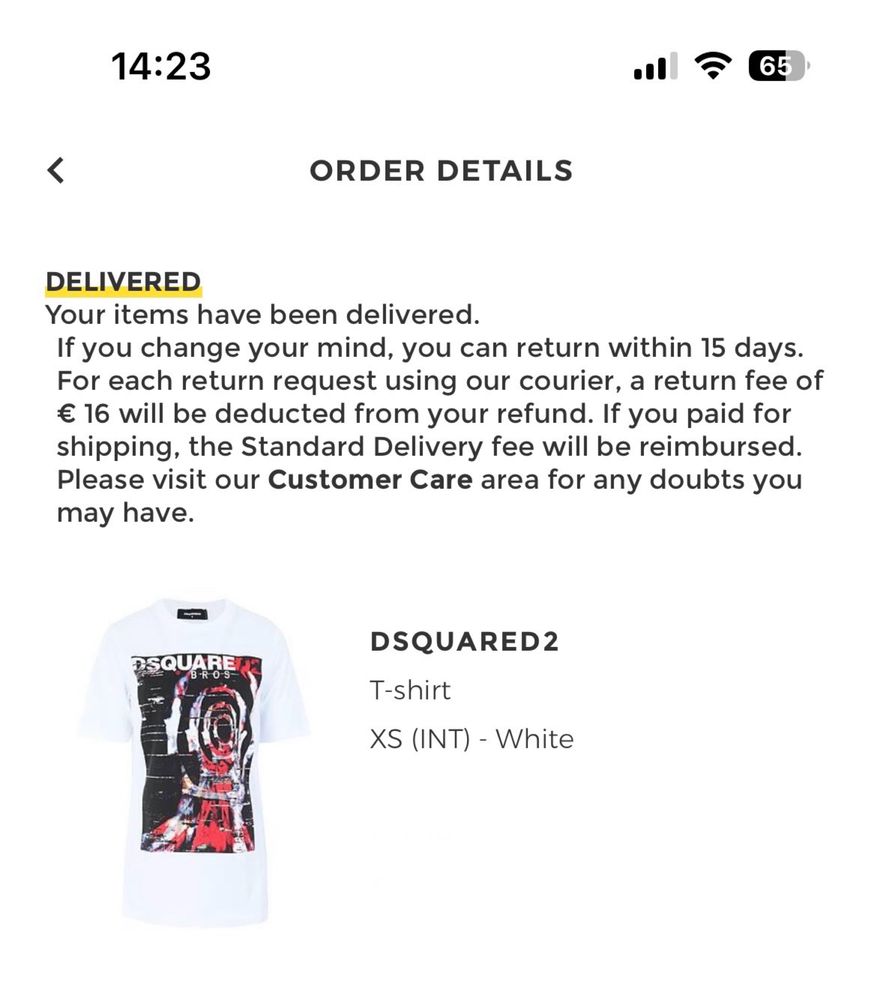 Дамска тениска Dsquared