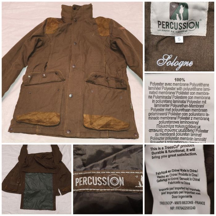 Geaca Percussion Sologne bărbați impermeabila călduroasă iarna
