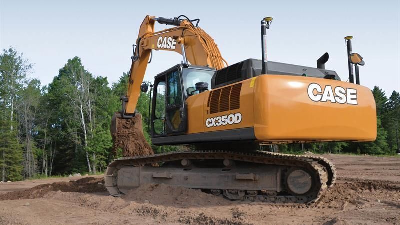 dezmembram excavator pe senile case 350d-