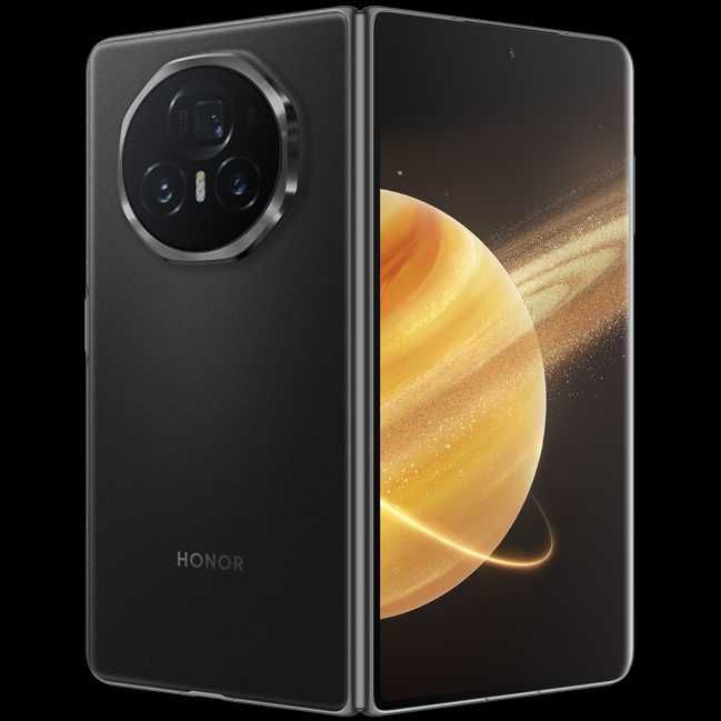 Нов! 2г гаранция! Honor Magic V3 5G Dual Sim 12GB RAM 512GB Black, Bro