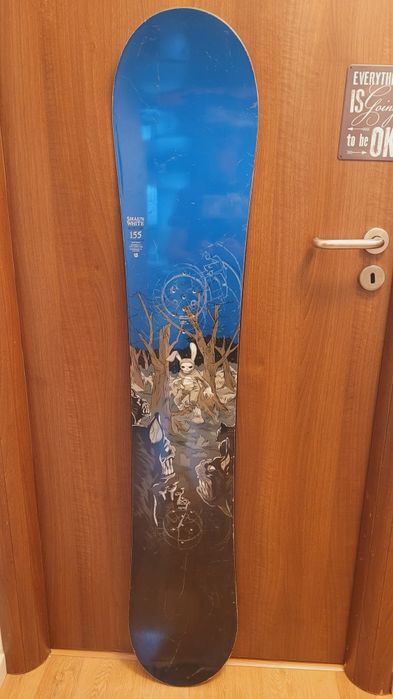 Placa snowboard Burton 155 + legaturi Crazy