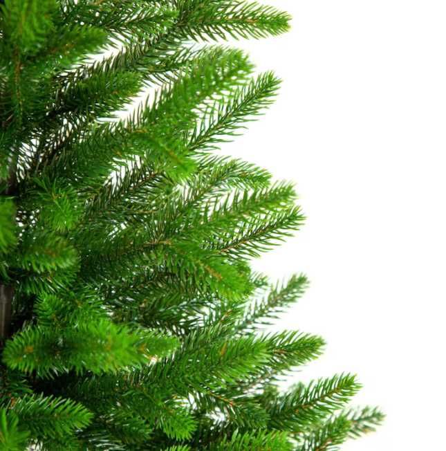 Brad artificial eveXmas 65 cm, 67 ramuri, Verde, Suport și Sac Iută