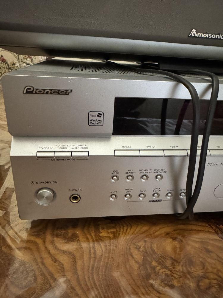 Продам усилитель аудио видео ресивер Pioneer vsx-416 с колонками