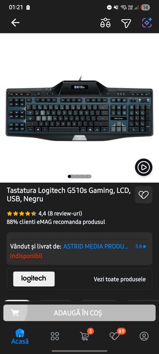 Vand logitech g510s
