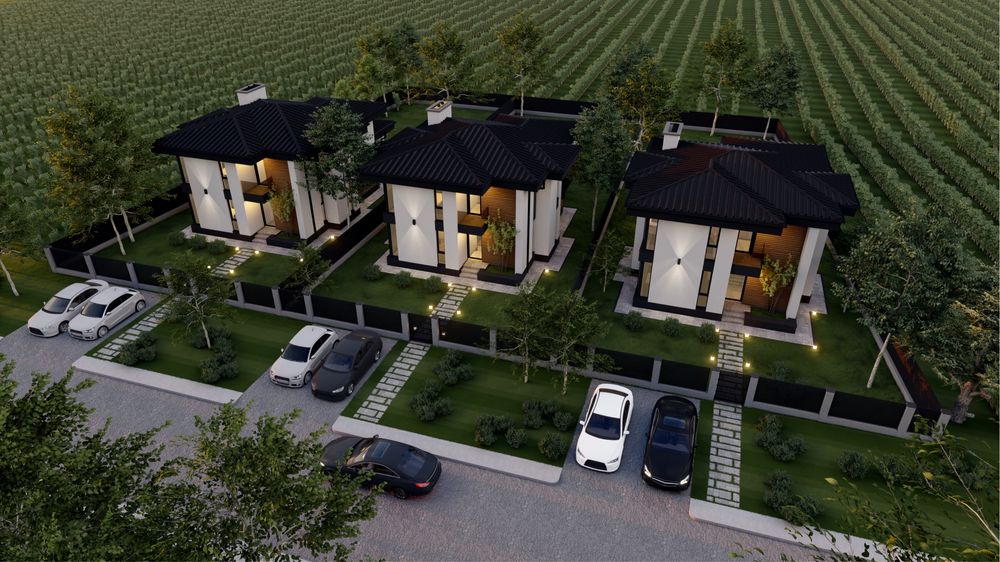 Casa Bucium Visan, 650mp teren, vedere panoramica asupra orasului
