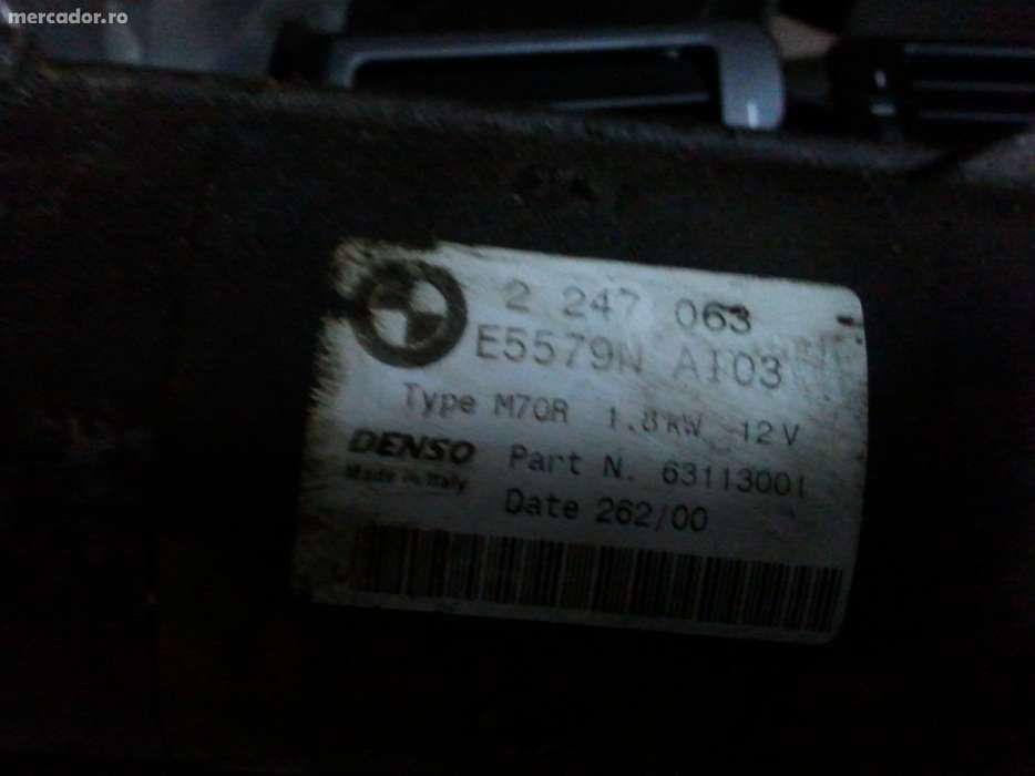 Electromotor alternator radiator intercooler BMW 320D E46