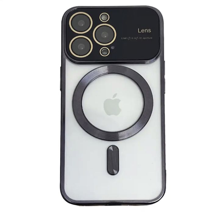 Iphone 14/15/PRO/PLUS/PRO MAX - Husa Silicon Magsafe Camera Lens