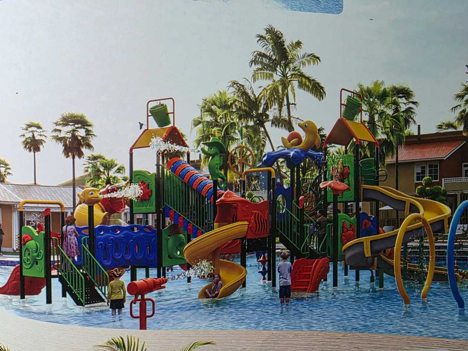 Tobogan piscina / Tobogane modular exterior / parcuri / gradina