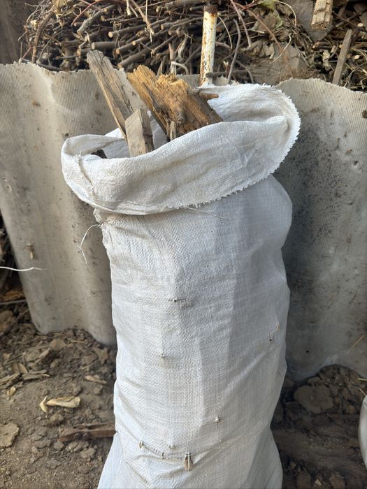 Дрова в мешкаш, аташ отын