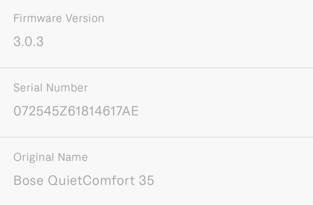 Bose QuietComfort35 Series I