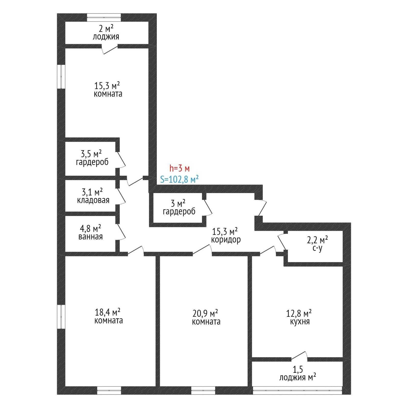 Продажа 3-комнатной квартиры в ЖК Бирлик (17-микрорайон)