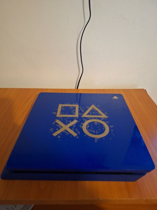 PS4 slim - 2 controllere + 2 jocuri – Pasta termica schimbata