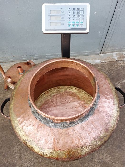 Cazan  solid de cupru