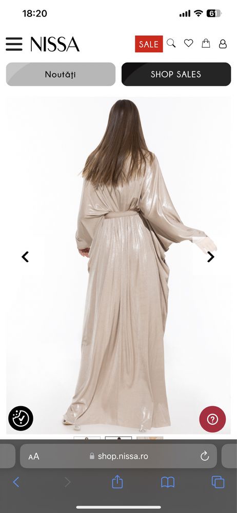 Rochie Nissa de ocazie/seara/nunta/botez/cununie