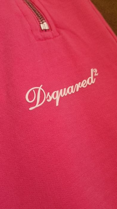 DSQUARED2 оригинално детско розово долнище