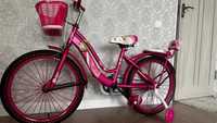 Велосипед для девочек  розовый.