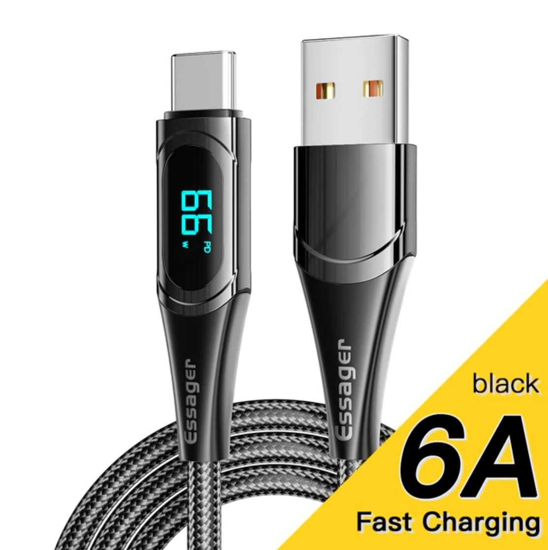 cablu PD USB 66W - 6A si 100W - 5A  fast charging