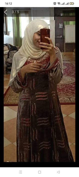 Платье для покрытых, вечернее, нарядное