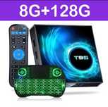 Smart TV BOX T95 Ram 8GB, Rom 128GB Android 14 + безжична клавиатура