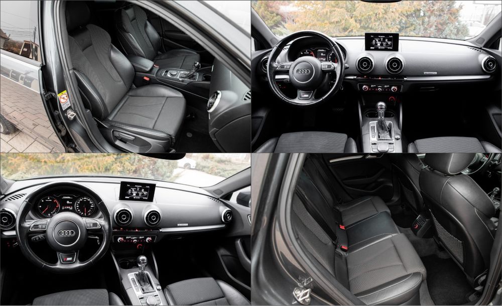 Audi a3  s line quattro tractiune integrala 2.0 diesel automat 184 cp