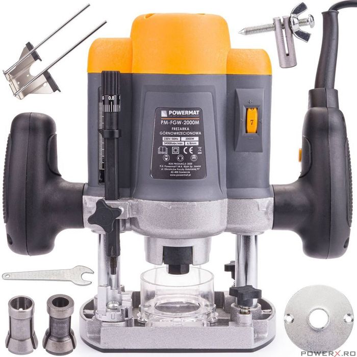 Freza oberfreza lemn, 2000 W, Powermat