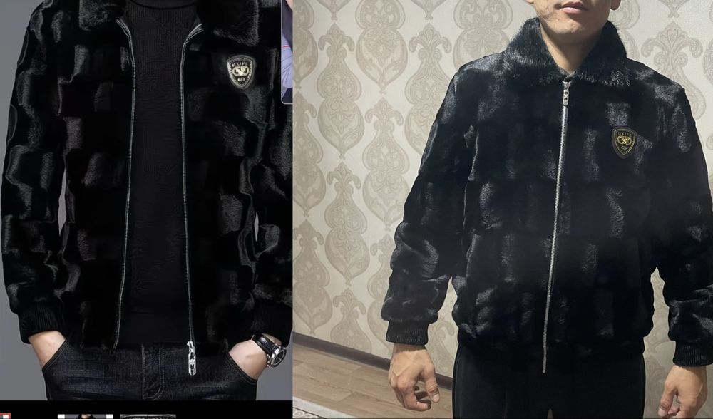 Мужской одежда с мехом  новый н