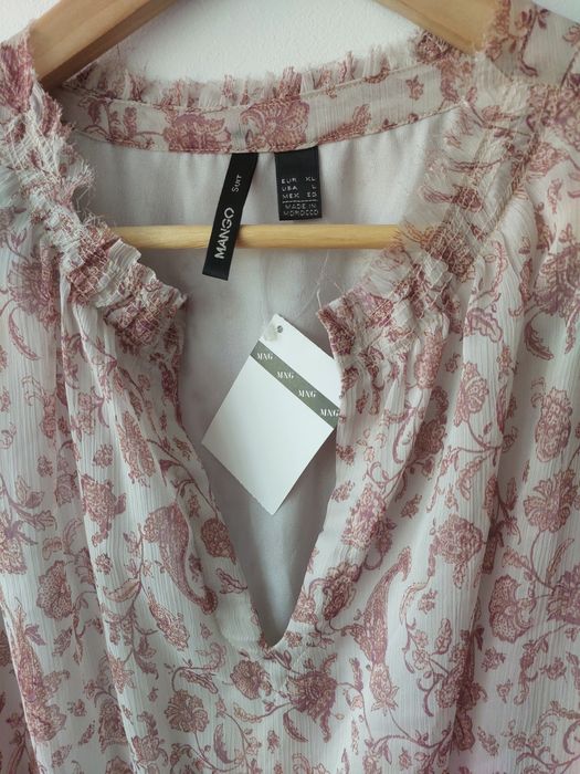 Rochie cu imprimeu Mango