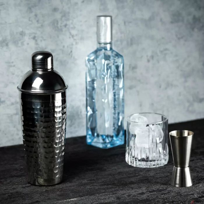 Shaker pentru barman, argintiu 550 ml, inox, Kinghoff