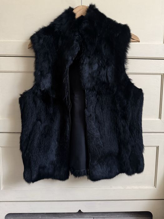 Vesta blana de iepure