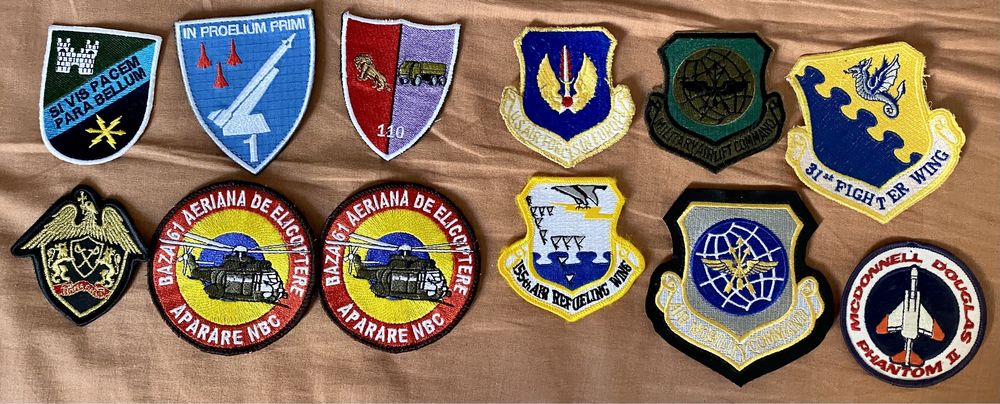 Embleme ecusoane militare de aviatie  artilerie,auto jandarmerie