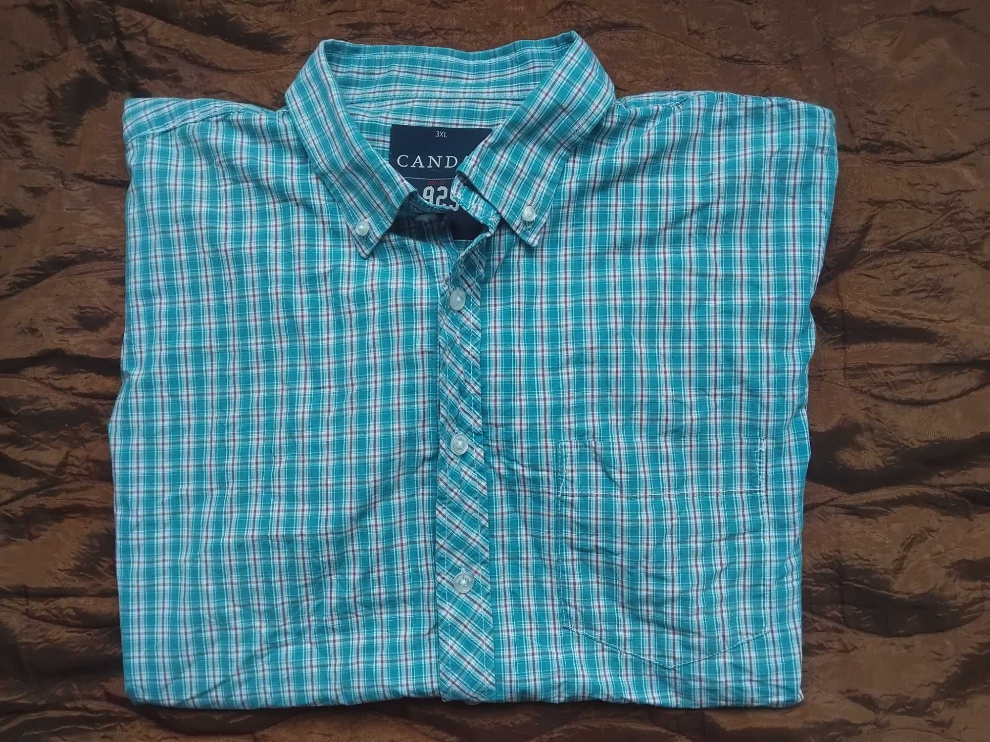 XXXL голяма мъжка риза CANDA 100% оригинална мъжка риза
