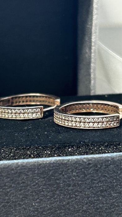 Сребърни обици-халки