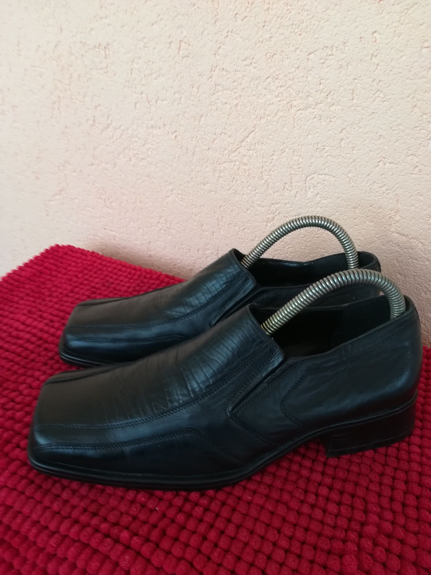 Pantofi piele nr 40 Black bărbați