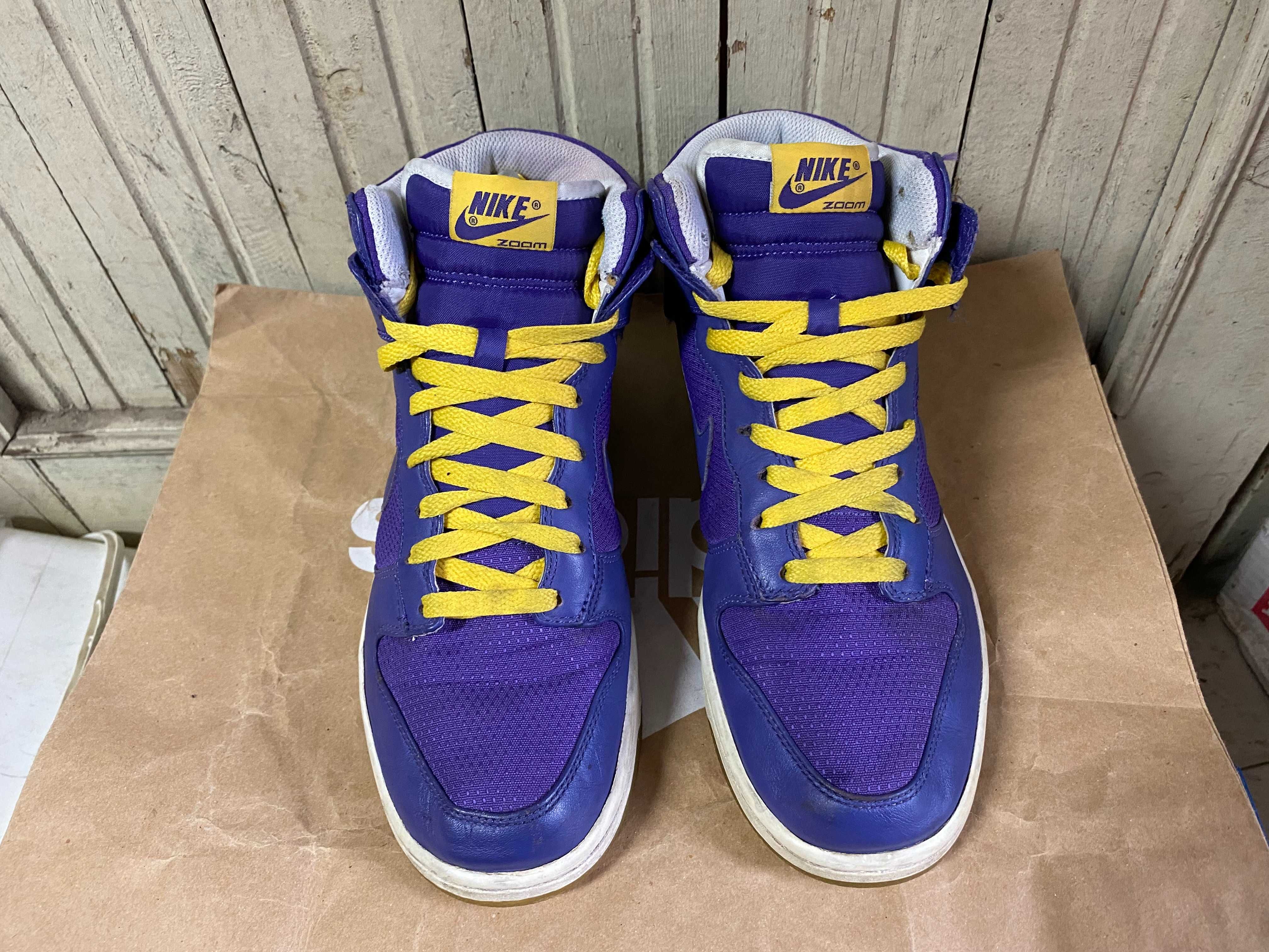 Nike Dunk High Zoom Premium Lakers Purple''оригинални маратонки 40.5