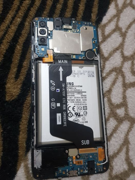 Placa samsung a70 completa