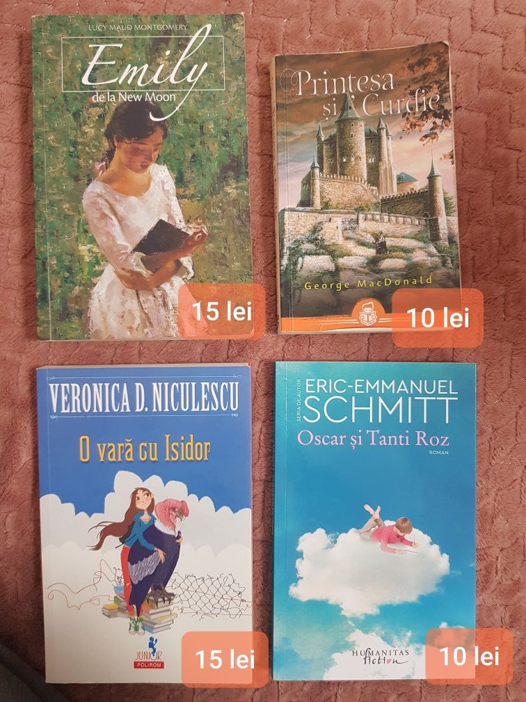 Lot 8 cărți copii/adolescenți - bibliografie școlară